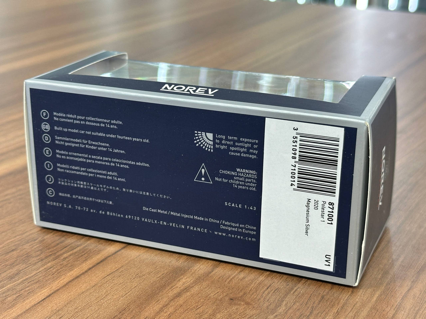 Norev Polestar 1 (2020) – Magnesium Silver – 1:43 Diecast Model