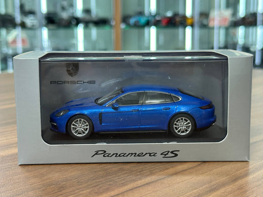 Porsche Official Panamera 4S – Blue Metallic – 1:43 Diecast Model
