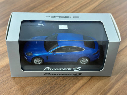 Porsche Official Panamera 4S – Blue Metallic – 1:43 Diecast Model