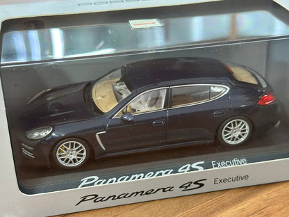 Minichamps Porsche Panamera 4S Executive – Dark Blue – 1:43 Diecast Model