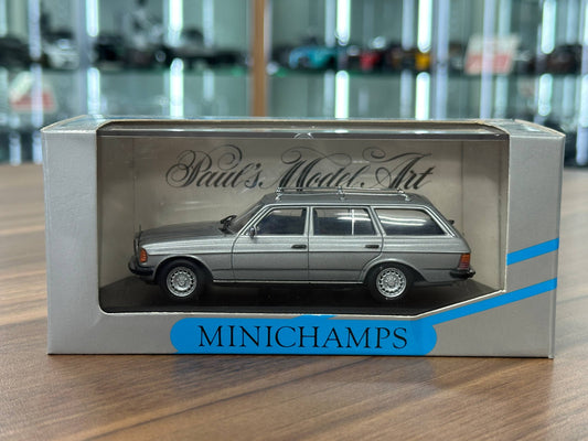 Minichamps Mercedes-Benz W123 Break 230 TE – Silver – 1:43 Diecast Model