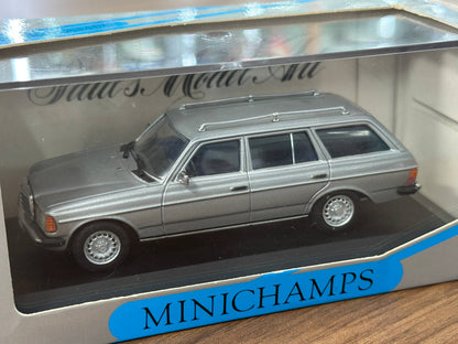 Minichamps Mercedes-Benz W123 Break 230 TE – Silver – 1:43 Diecast Model