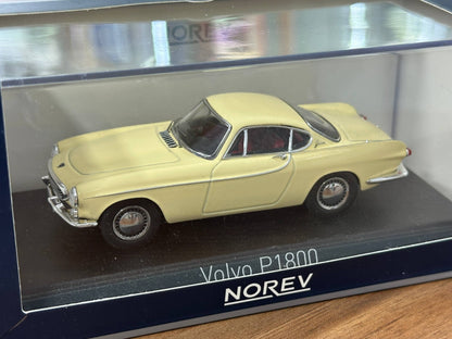 Norev Volvo P1800 (1963) – Beige – 1:43 Diecast Model