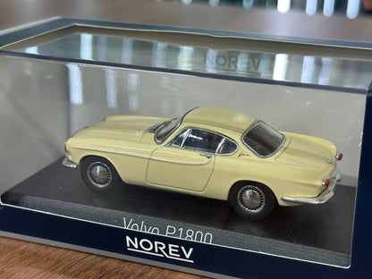 Norev Volvo P1800 (1963) – Beige – 1:43 Diecast Model