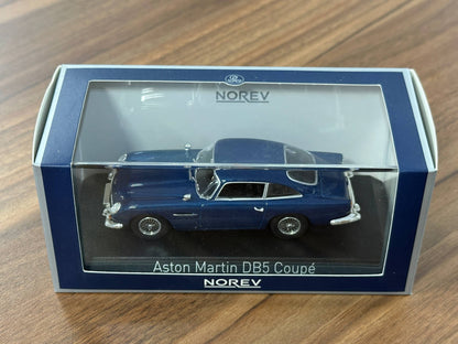 Norev Aston Martin DB5 Coupé (1964) – Night Blue – 1:43 Diecast Model