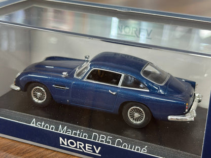 Norev Aston Martin DB5 Coupé (1964) – Night Blue – 1:43 Diecast Model