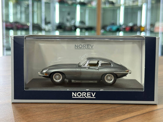 Norev Jaguar E-Type Coupé (1964) – Gun Metal Grey – 1:43 Diecast Model