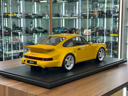 1/8 Resin Model GT Spirit Porsche 911 (964) Turbo S 1994 – Yellow –  (Limited 500 pcs)