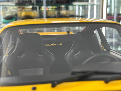 1/8 Resin Model GT Spirit Porsche 911 (964) Turbo S 1994 – Yellow –  (Limited 500 pcs)