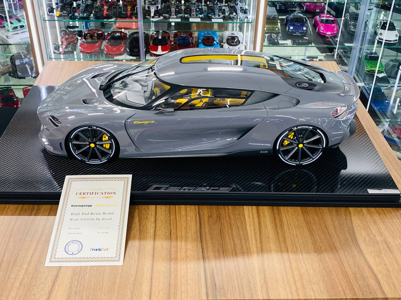 1/8 Resin Model FrontiArt Koenigsegg Gemera - Iron Grey - Limited 300 pcs
