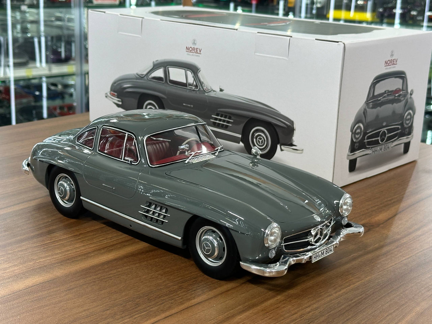 1/12 Diecast Mercedes Benz 300 SL 1954 – Norev (Graphite Grey)