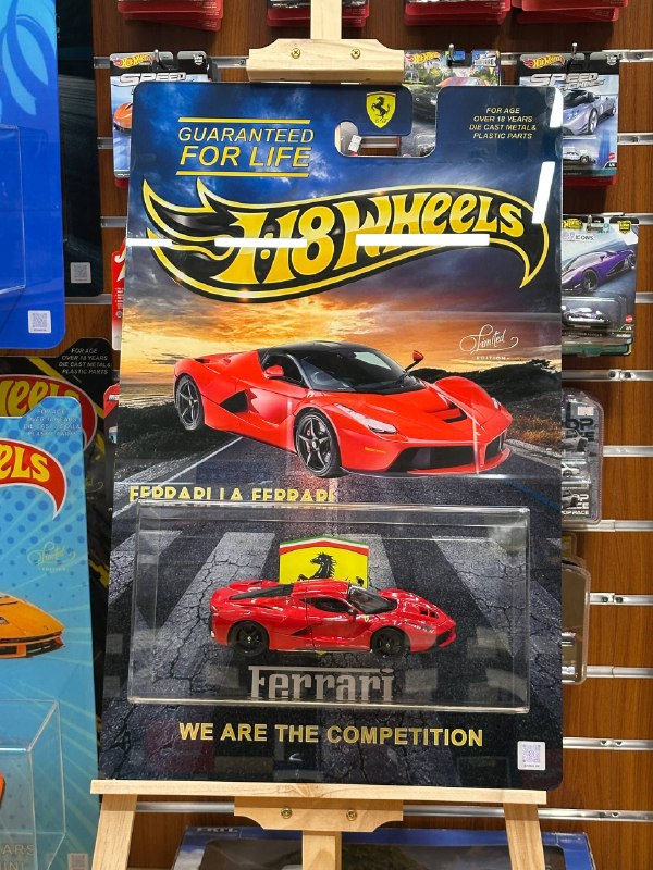 Custom Made Luxury Art – Ferrari LaFerrari Wheels 3D – Including Licensed 1:18 Scale Model