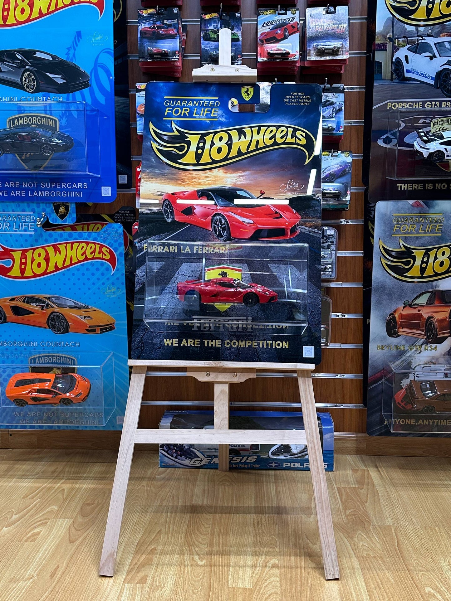 Custom Made Luxury Art – Ferrari LaFerrari Wheels 3D – Including Licensed 1:18 Scale Model