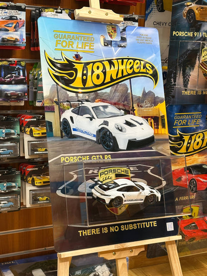 Custom Made Luxury Art – Porsche 911 GT3 RS Wheels 3D – Including Licensed 1:18 Scale Model