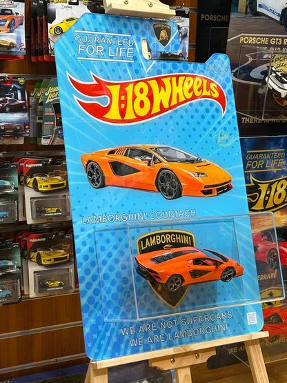 Custom Made Luxury Art – Lamborghini Countach Wheels 3D – Including Licensed 1:18 Scale