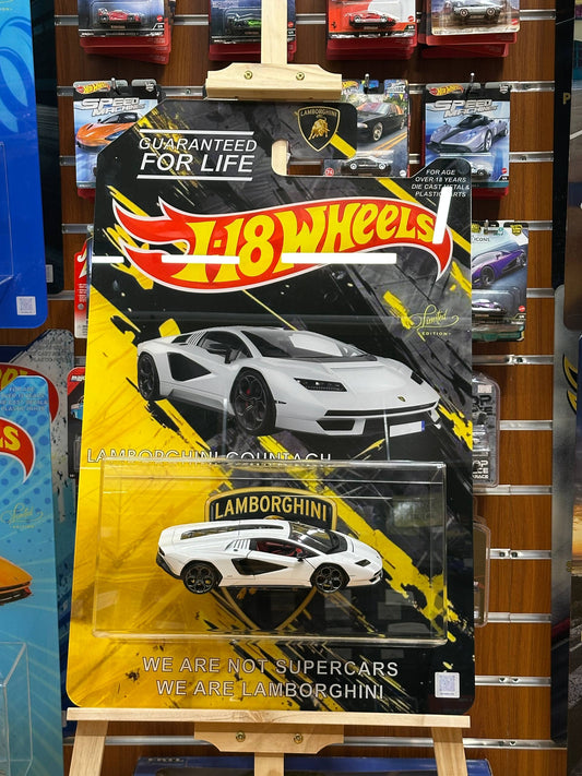 Custom Made Luxury Art – Lamborghini Countach Wheels 3D – Including Licensed 1:18 Scale