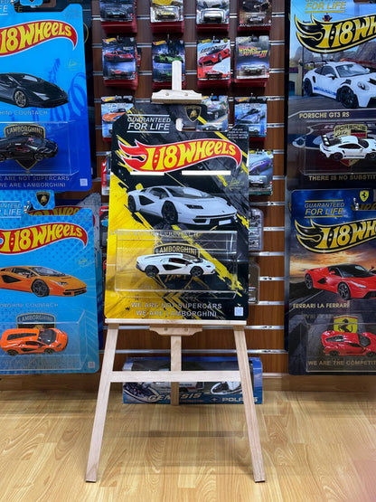 Custom Made Luxury Art – Lamborghini Countach Wheels 3D – Including Licensed 1:18 Scale