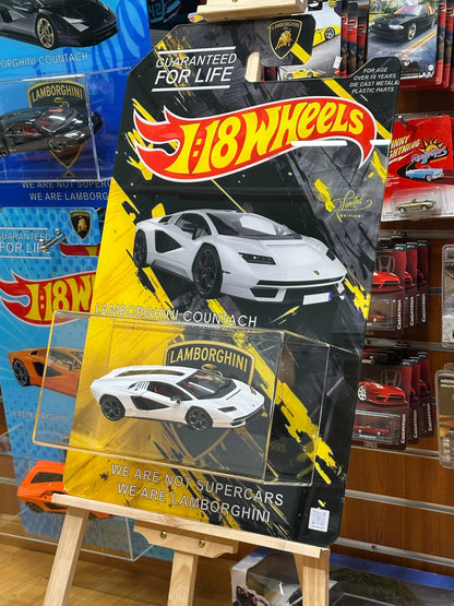 Custom Made Luxury Art – Lamborghini Countach Wheels 3D – Including Licensed 1:18 Scale