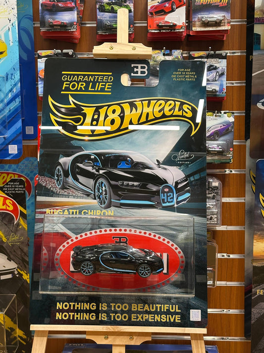Custom Made Luxury Art – Bugatti Chiron Wheels 3D – Including Licensed 1:18 Scale Model
