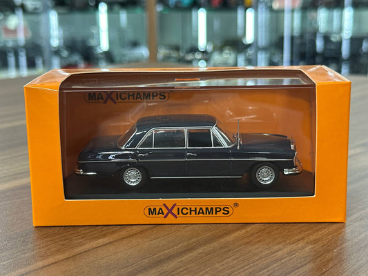 1/43 Diecast Maxichamps Mercedes Benz 300 SEL 6.3 (W109) 1968 Dark Blue