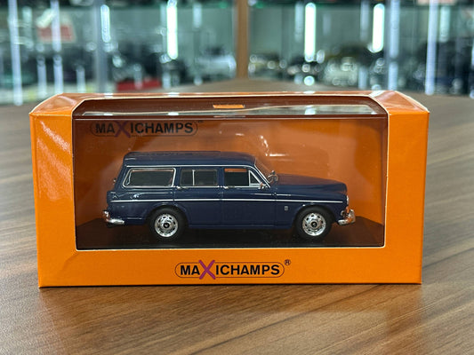 1/43 Diecast Maxichamps Volvo 121 Amazon Break 1966 in Dark Blue