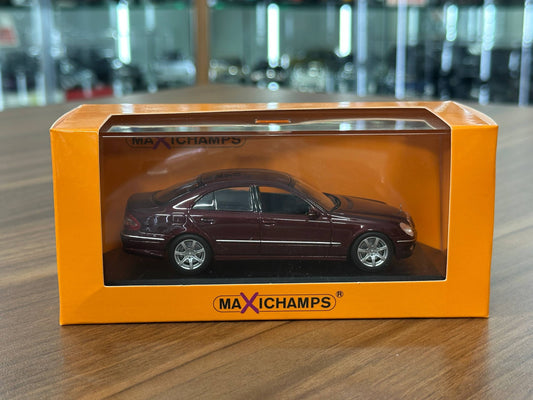 1/43 Diecast Maxichamps Mercedes Benz E-Class 2006 in Red Metallic