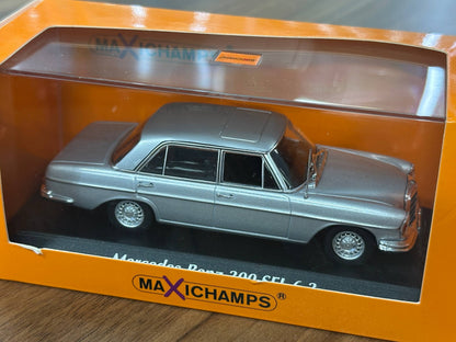 1/43 Diecast Maxichamps Mercedes Benz 300 SEL 6.3 (W109) 1968  Silver