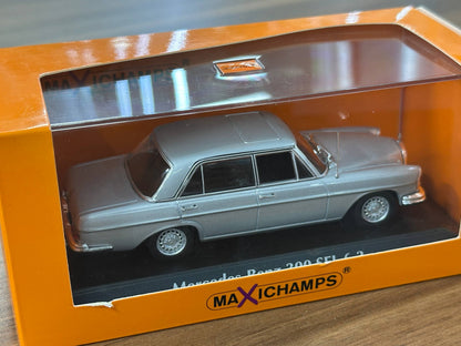 1/43 Diecast Maxichamps Mercedes Benz 300 SEL 6.3 (W109) 1968  Silver