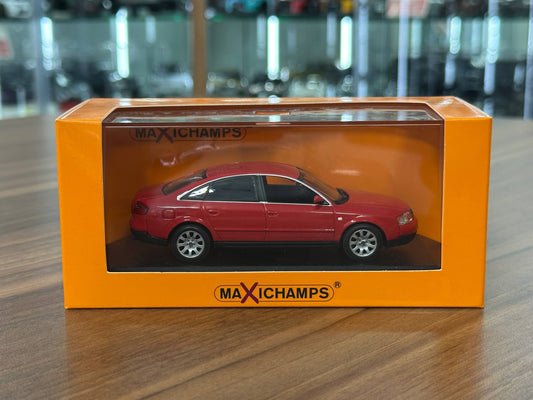 1/43 Diecast Maxichamps Audi A6 1997 in Red