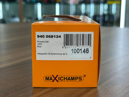 1/43 Diecast Maxichamps  Porsche 928 1979 in Blue