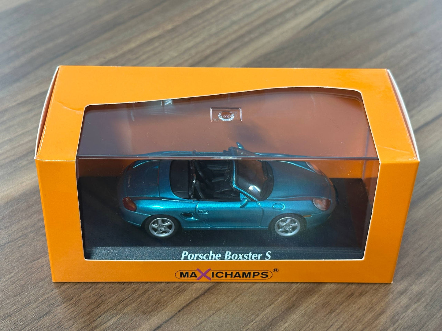 1/43 Diecast Maxichamps Porsche Boxster S 1999 in Turquoise Metallic