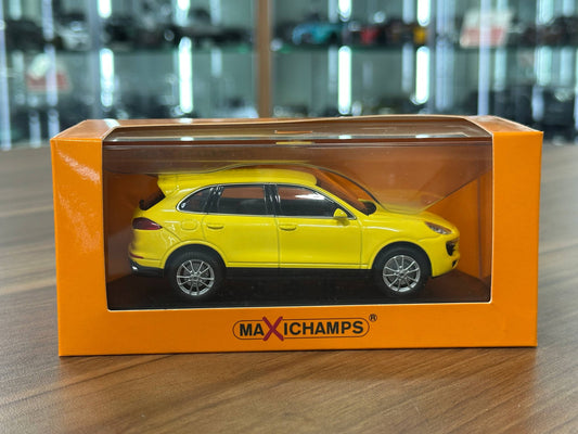 1/43 Diecast Maxichamps Porsche Cayenne 2014 in Yellow