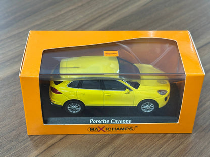 1/43 Diecast Maxichamps Porsche Cayenne 2014 in Yellow