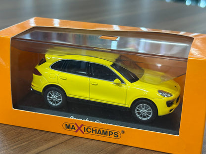 1/43 Diecast Maxichamps Porsche Cayenne 2014 in Yellow