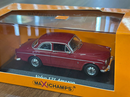 1/43 Diecast Maxichamps Volvo 121 Amazon 1966 in Dark Red