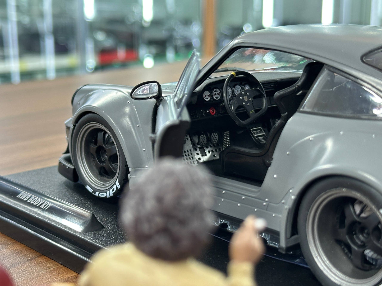 1/18 Diecast Solido Porsche RWB 2024 in Nardo Grey Limited Edition (Figure Included)