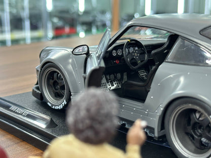 1/18 Diecast Solido Porsche RWB 2024 in Nardo Grey Limited Edition (Figure Included)