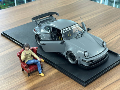 1/18 Diecast Solido Porsche RWB 2024 in Nardo Grey Limited Edition (Figure Included)