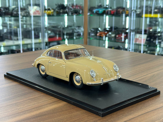 1/18 Diecast Solido Porsche 356 PRE-A Model Car in Beige