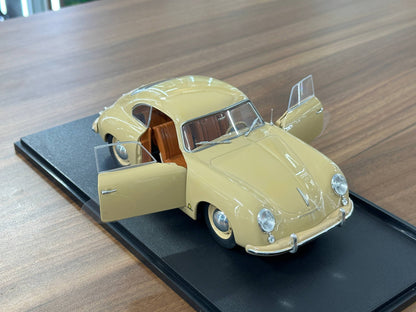 1/18 Diecast Solido Porsche 356 PRE-A Model Car in Beige