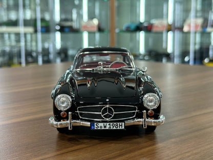 Norev Dealer Edition Mercedes‑Benz 300 SL Coupe W198 (1954–1957) – Black – 1:18 Metal Diecast Model (Full Opening)