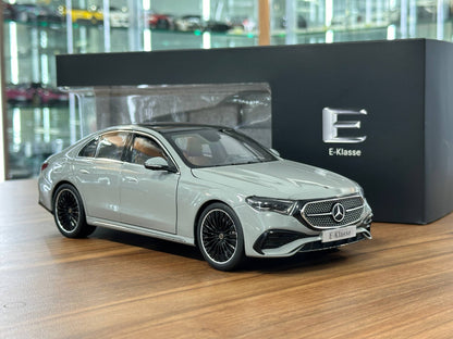 1/18 Diecast Mercedes-Benz E-Class E450 W214 2024 – Alpine Grey Solid – iScale Dealer Edition