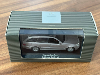 1/43 Diecast Model Dealer Edition Mercedes Benz E Class T-Model -  Cubanite Silver metallic
