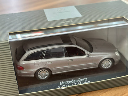 1/43 Diecast Model Dealer Edition Mercedes Benz E Class T-Model -  Cubanite Silver metallic