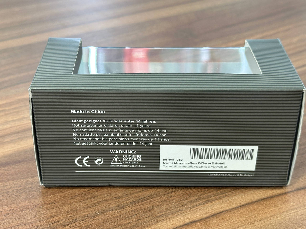1/43 Diecast Model Dealer Edition Mercedes Benz E Class T-Model -  Cubanite Silver metallic