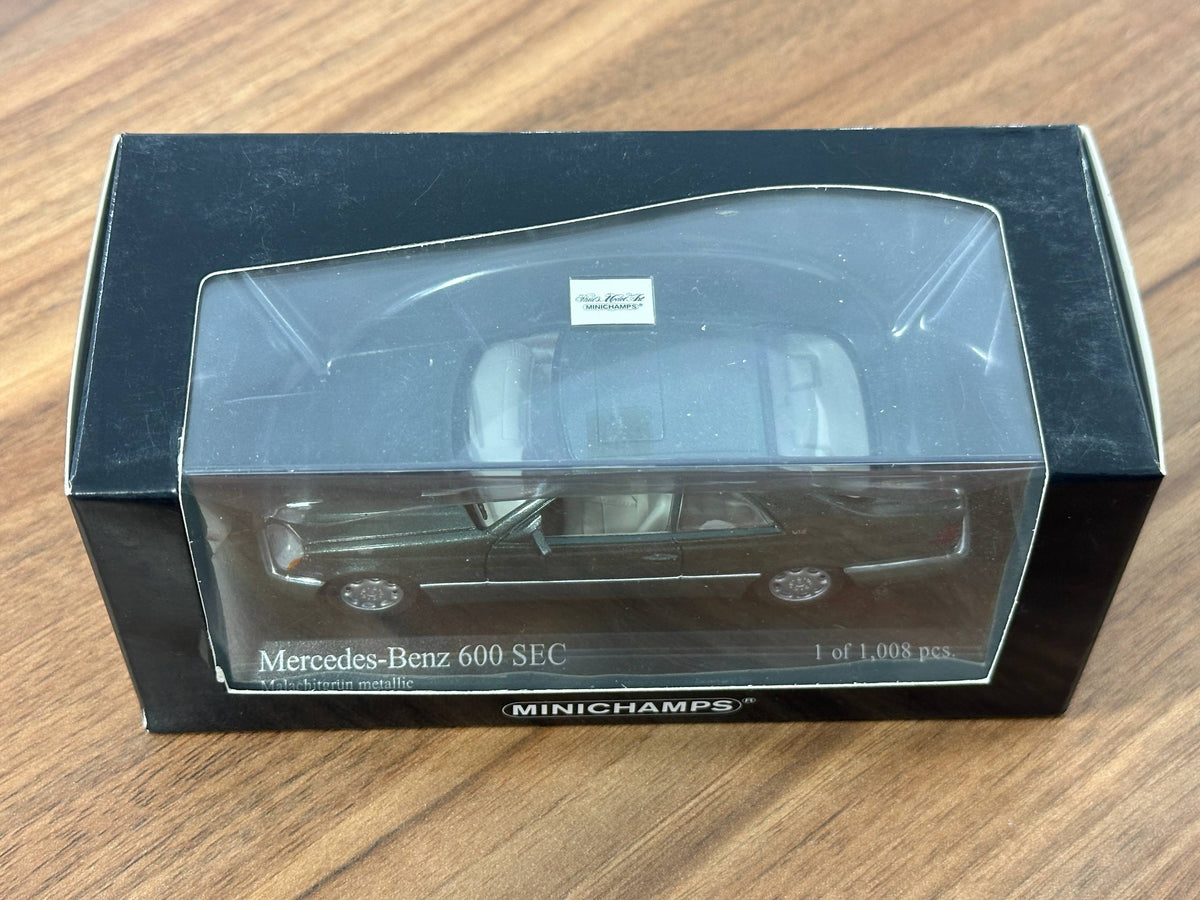 Minichamps Mercedes-Benz 600 SEC 1992 Green Metallic - 1/43 Diecast Model