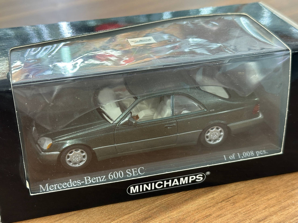 Minichamps Mercedes-Benz 600 SEC 1992 Green Metallic - 1/43 Diecast Model