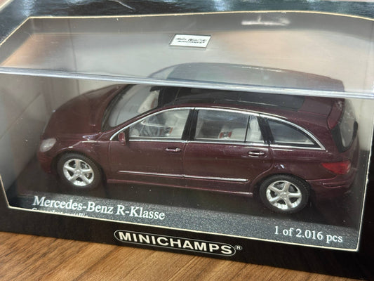 Minichamps Mercedes‑Benz R‑Class 2006 – Red Metallic – 1:43 Diecast Model