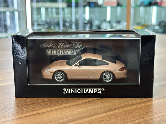 Minichamps Porsche 911 Coupe 2001 - Silver Gold - 1/43 Diecast Model