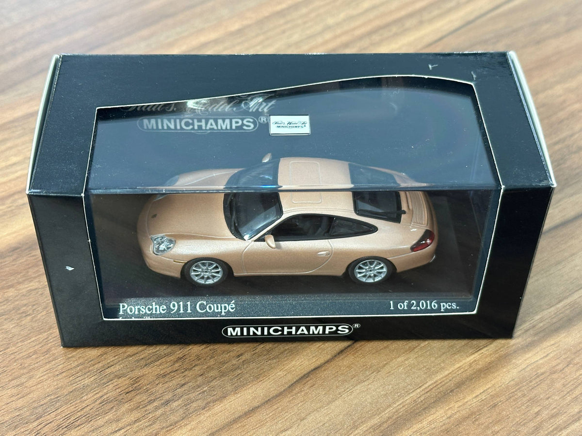 Minichamps Porsche 911 Coupe 2001 - Silver Gold - 1/43 Diecast Model